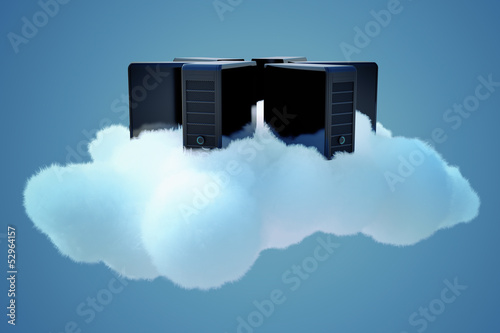 Photo: Cloud computing. Cloud computing.