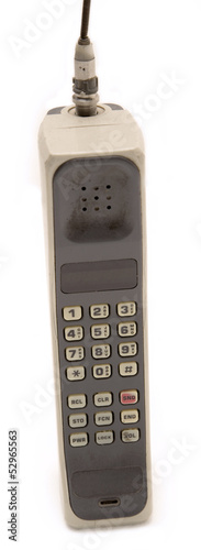Photo: Isolated Old and Dirty Cellphone Isolated Old and Dirty Cellphone