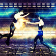 3d woman shooting