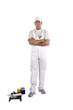 painter with arms crossed