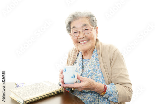 Photo: 笑顔の高齢者 笑顔の高齢者