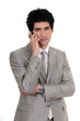 Photo: handsome businessman on the phone handsome businessman on the phone