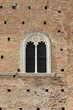 Medieval window in Urbino, Italy