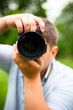 photographer with camera