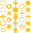 Vector: Set of vectorized Suns Set of vectorized Suns