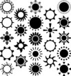 Vector: Set of vectorized Suns Set of vectorized Suns