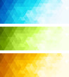 Abstract color banner