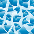 seamless texture with blue triangles mosaic endless pattern