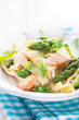 Photo: Pasta with salmon and asparagus Pasta with salmon and asparagus
