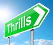 Thrills sign.