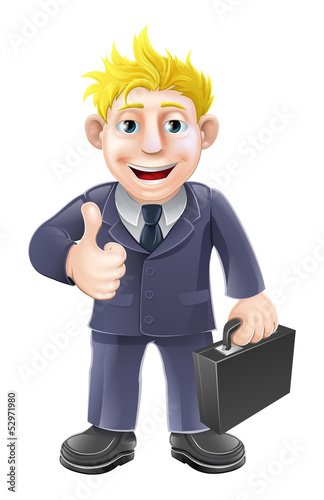 Vector: Thumbs up businessman Thumbs up businessman