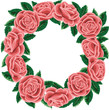 Rose wreath