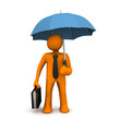 Businessman Umbrella