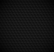 Vector hexagons seamless black background