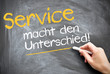 service macht den unterschied