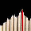 Outstanding red pencil
