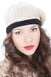 Beautiful young woman in a coat