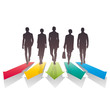 Vector Teamwork Background Vector Teamwork Background