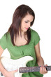 Photo: young woman playing guitar young woman playing guitar