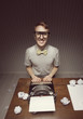 Photo: Nerd student smiling Nerd student smiling