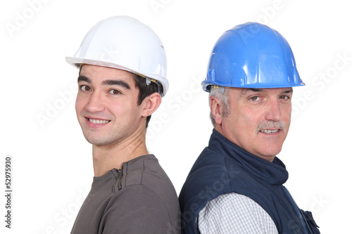 Photo: male workmates male workmates