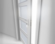 Vector: Open door. Vector illustration. Open door. Vector illustration.