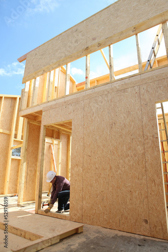 Photo: Construction of wooden house Construction of wooden house