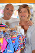 Photo: Mature couple in a store Mature couple in a store
