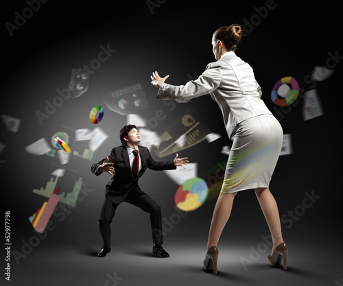Photo: Business dispute Business dispute