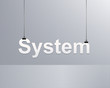 Vector: system text system text