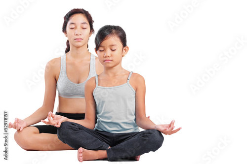 Photo: Young Girls In Yoga Young Girls In Yoga