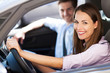 Couple in car
