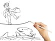 Photo: Drawing solution for problems Drawing solution for problems