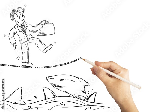 Photo: Drawing solution for problems Drawing solution for problems
