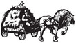 rural horse drawn cart