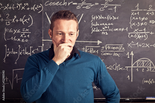 Photo: teacher at school teacher at school