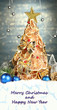 Photo: Beautiful Christmas tree of dry lemons with decor Beautiful Christmas tree of dry lemons with decor