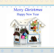 Decorated Christmas house