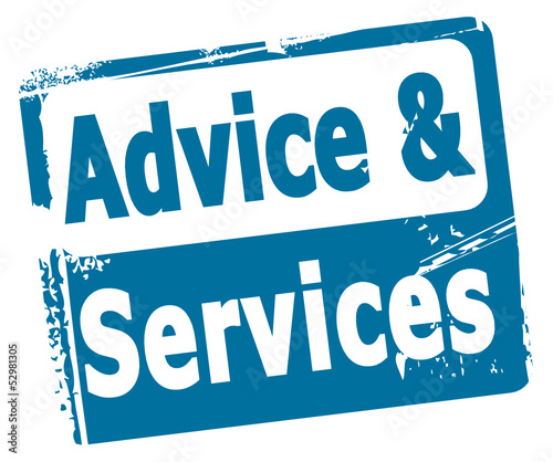 Vector: Advice & Services! Advice & Services!