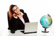 Businesswoman talking on the phone