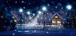 Vector of winter landscape. Merry Christmas!