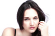 Beautiful woman, gentle expression