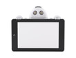 Robot with tablet pc