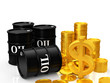 oil barrel and money