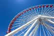 Widescreen Ferris Wheel at Chicago's Navy Pier in the Summer