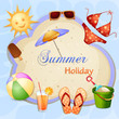 Summer holiday illustration
