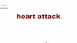 Heart attack medical symbol