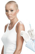 Foto: Portrait of young nice woman on medical examination Portrait of young nice woman on medical examination
