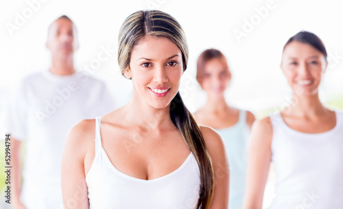 Photo: Beautiful yoga instructor Beautiful yoga instructor
