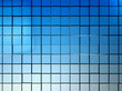 Illustration: 3D blue mosaic 3D blue mosaic